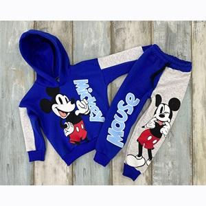 Zara Tintini 7013-106 Erkek Çocuk Mickey Bas 3 İp Kap Eşofman Takım 2-8 Yaş