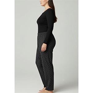 Çopur Bayan Jumbo Jakar Desenli Cepli Alt 4XL-6XL