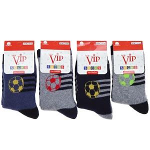 Vip 202 Erkek Çocuk Desenli Likralı Havlu Soket Çorap