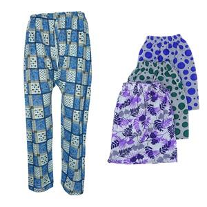 Burak Bey Bayan Desenli Penye Düz Paça Pijama Alt XL