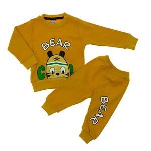 Minikçe 8407 Erkek Bebe Bear Cool Baskılı Takım 6-24 Ay