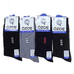 Özde 7268 Erkek Likralı Desenli Mevsimlik Soket Çorap