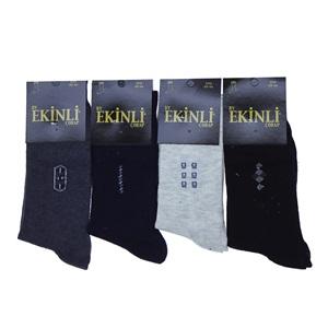 Ekinli 0170 Erkek Likralı Mevsimlik Soket Çorap