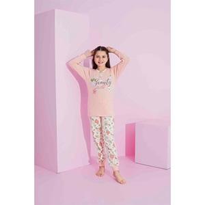 Tarık 2637 Kız Çocuk Beauty Bas U Kol Penye Gez Pijama Takımı 11-15 Yaş