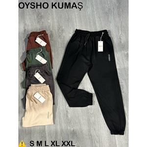 Oysho BK-175 Bayan Kompak Penye Oysho Nak Paça Lastikli Eşofman Alt S-XXL