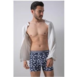 Elit Zümrüt Erkek Desenli Lüx Boxer S-2XL