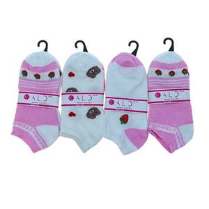 Kald Socks Bayan 4006 Dikişsiz 3 Lü Kuşaklı Likralı Patik Çorap