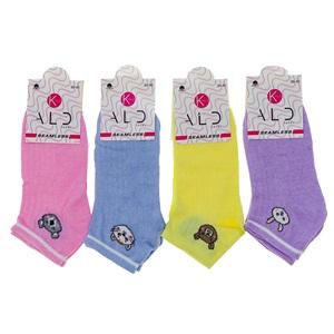 Kald Socks 1518 Bayan Likralı Dikişsiz Desenli Patik Çorap