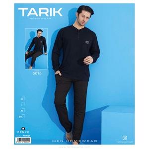 Tarık 5015 Erkek Arma Kare Desen U Kol Penye Pijama Takımı M-2XL