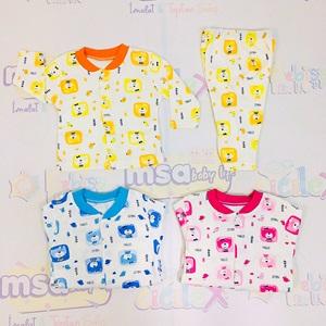 Bebişş 1200 Bebe Desenli Çıtçıtlı Pijama Takımı 3-6 Ay