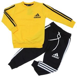 Adidas Erkek Çocuk 2 İp Adidas Baskılı Uzun Kollu Takım 5-10 Yaş