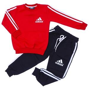 Adidas Erkek Çocuk 2 İp Adidas Baskılı Uzun Kollu Takım 5-10 Yaş