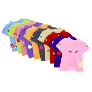 Eray Kids Kız Bebe Triko Örme Yelek 1-3 Yaş (6 Lı)