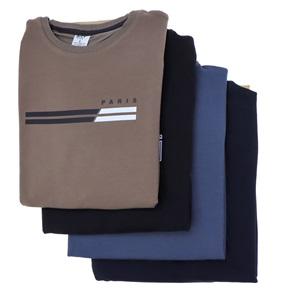 Erkam K4856 Erkek Kompak Penye Sıfır Yaka Sweat S-2XL