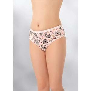 Kota 3402 Kız Çocuk Baskılı Bikini Külot - Karışık Renk - 3-4 YAŞ