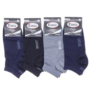 İlkal 7127 Erkek Cotton Likralı Desenli Mevsimlik Patik Çorap