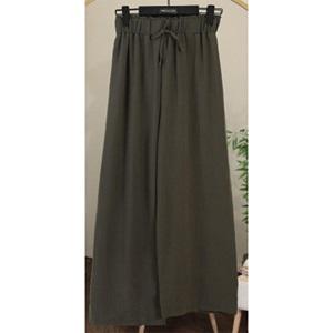 Avatar 25981 Bayan Milano Pileli Geniş Paça Tek Alt S-2XL (5 Li)