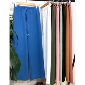 Avatar 25969 Bayan Airobin İnce Kemer Geniş Paça Cepli Tek Alt S-2XL (5 Li)