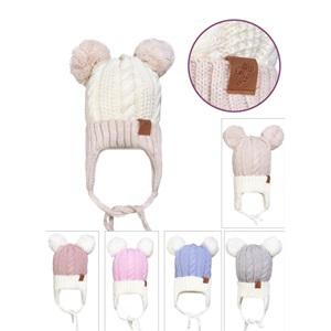 Recos Çocuk 0054 Triko Kup Çift Ponponlu Bere 4-8 Yaş