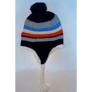 Cemal Çocuk Triko Örme Desenli Bere 5-8 Yaş (4 Lü)