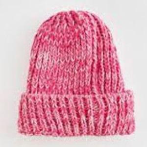 Cemal Çocuk Triko Örme Kırçıl Desenli Katlamalı Bere 5-8 Yaş (20 Li)