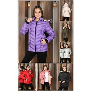 Lasgaris 3002 Kız Çocuk Jesica Cep Çıtçıtlı Kız Kaban 9-12 Yaş (4 Lü)