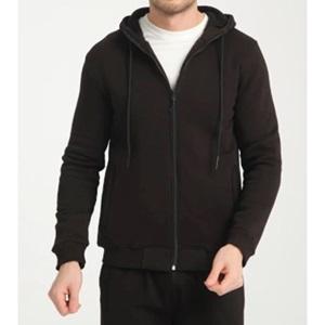 Carella Lıfe Erkek Kompak Fermuarlı 3 iplik Kapşonlu Sweat S-2XL(5 Li)