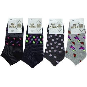 Özsa 3544 Bayan Penye Likralı Patik Çorap