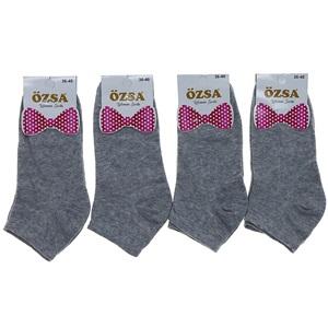Özsa 3544 Bayan Penye Likralı Patik Çorap