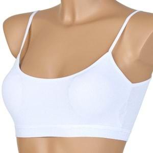 Deza Lüx 5019 Bayan Pedli İp Askılı Büstiyer - Beyaz