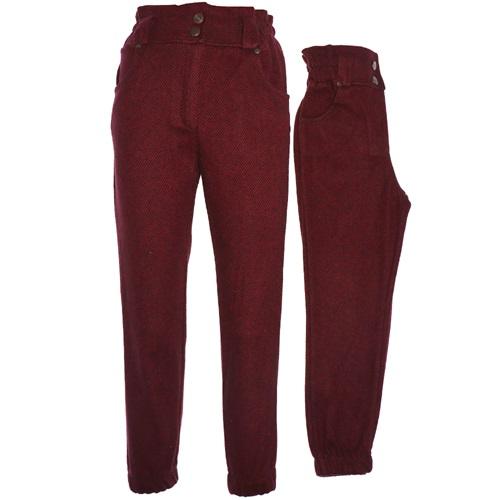 Markam 2258 Fermuarlı Düğmeli Yüksek Gar Kız Çocuk Pantolon 9-12 Yaş