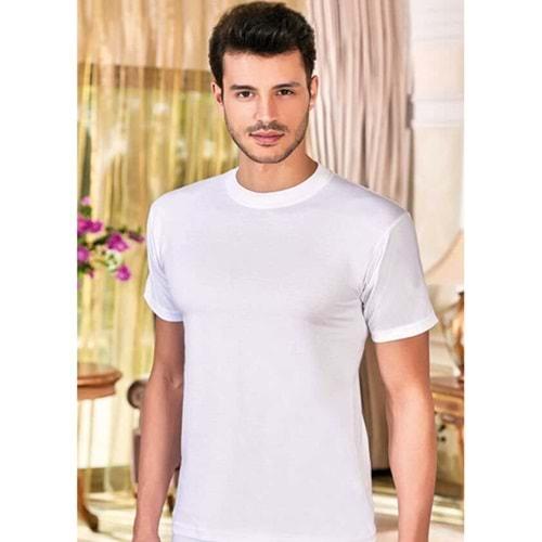 Berrak İç Giyim 1003 Sıfır Yaka Kısa kollu Erkek Atlet