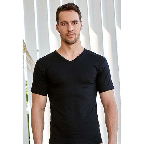 Berrak İç Giyim 1006 V Yaka Kısa kollu Erkek Atlet