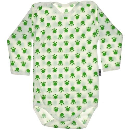 Pati Baskılı Uzun Kollu Çıtçıtlı Bebe Zıbın 3-6-9 AY