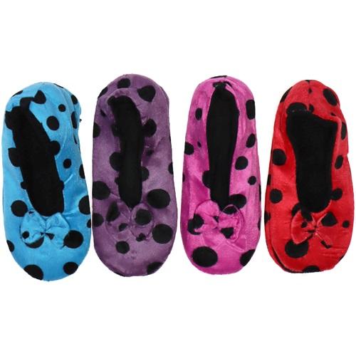 Slipper Socks Kadife Peluşlu Bayan Patik