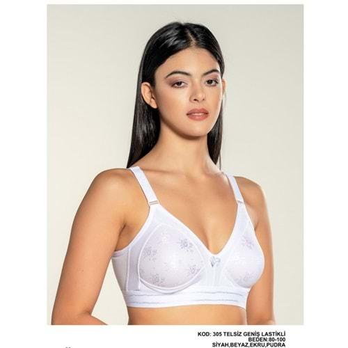 Billiza 305 Bayan İçi Boş Telsiz Balenli Dantelli Sütyen