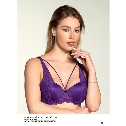 Billiza 1025 Yan Dantelli Çapraz Askı Dolu Sütyen