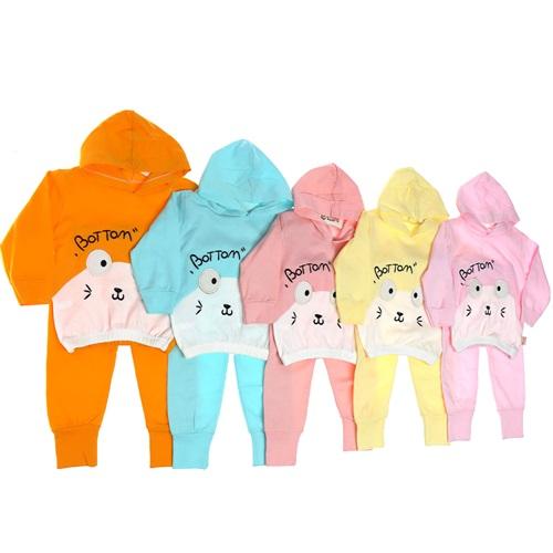 My Oktay 516 Bottom Kapşonlu Bebe Takım 3-6 Ay 9-12 Ay