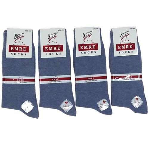 Emre 071 Erkek Kutulu Dikşsiz Soket Çorap