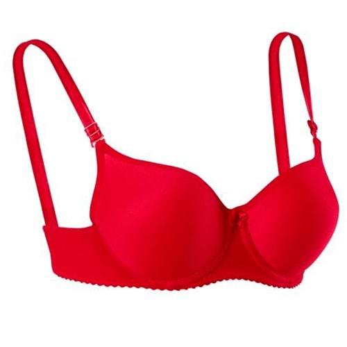 Ebru 1101 Silikonlu Düz Boş Sütyen 85-95