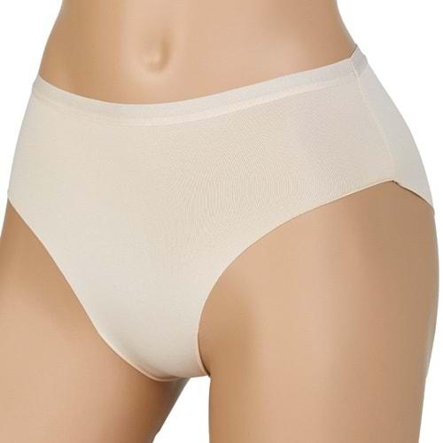 Deza 3049 Bayan Lazer Kesim Beli Lastikli Dikişsiz Bato Külot XL