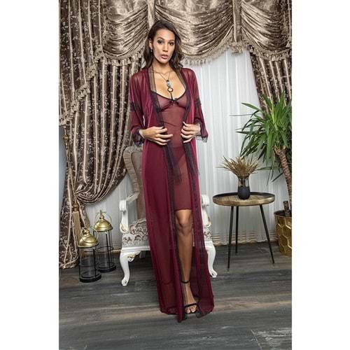 Lily Bicnca 9013 Bayan 3 Lü Fantazi Uzun Gecelik