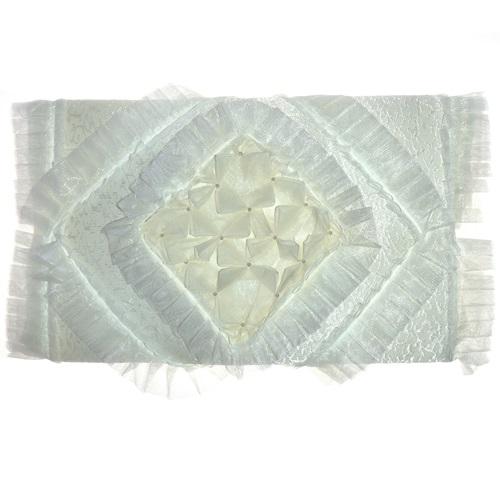 Kdk Tüllü İncili Çamaşır Makina Örtüsü