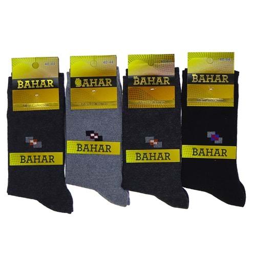 Bahar 3408 Erkek Desenli Likralı Soket Çorap