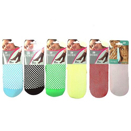 Dore 10319 Bayan Diz Altı Ağ File Çorap