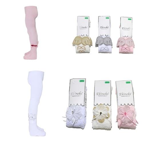 Ekinoks Çocuk Aksesuarlı Külotlu Çorap