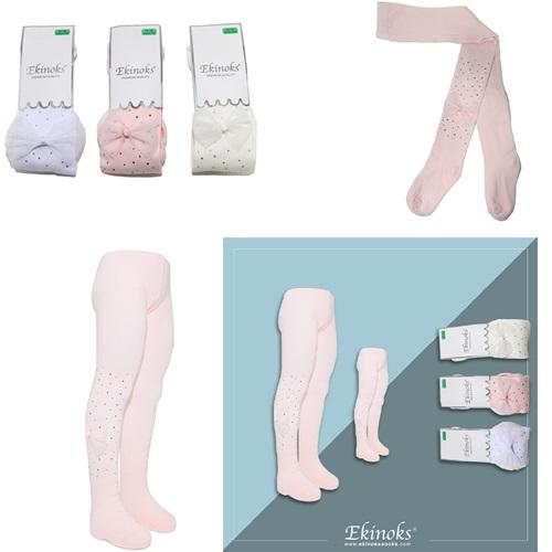 Ekinoks Çocuk Taşlı Külotlu Çorap