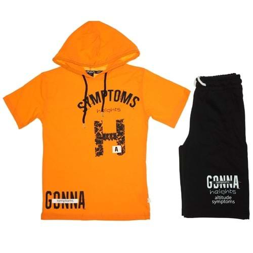 Nirvana 361 Erkek Çocuk Kapşonlu Symptoms Baskılı Takım 13-16 Yaş