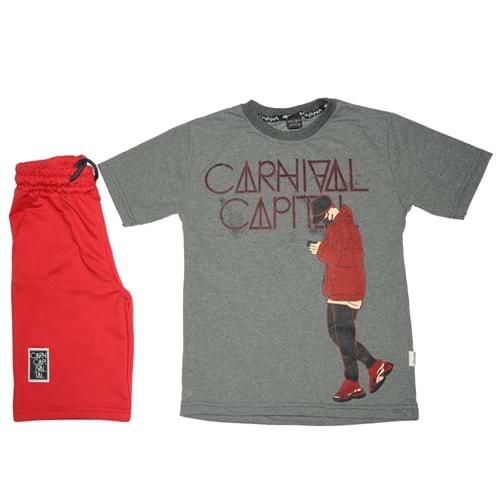 Nirvana 413 Erkek Çocuk Capitol Baskılı Takım 13-16 Yaş