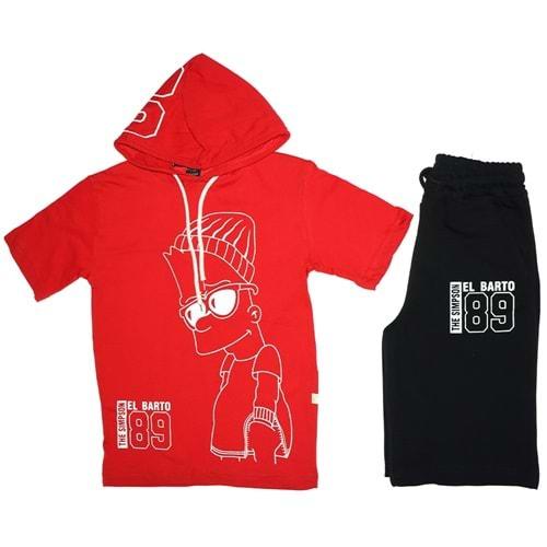 Nirvana 362 Erkek Çocuk Kapşonlu Baskılı Takım 9-12 Yaş